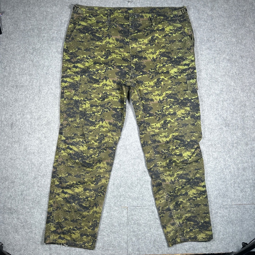 Military Cargo Pants Men XL Regular Green Digital Camo CADPAT Trousers